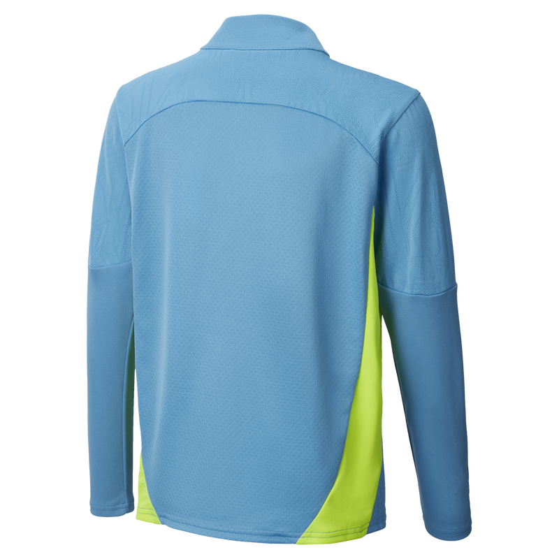 MCFC TR KIDS TRAINING 1/4 ZIP TOP - blue