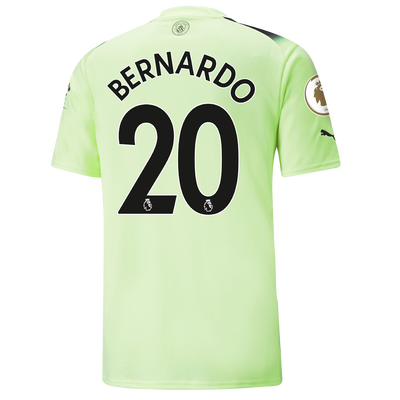 Manchester City Third Jersey 2022/23 with BERNARDO 20 printing