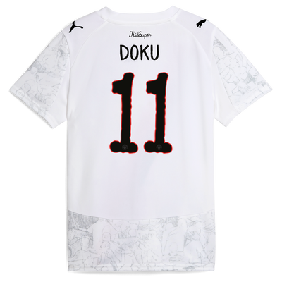Kids' Manchester City KidSuper Jersey 2025/26 With DOKU 11 printing