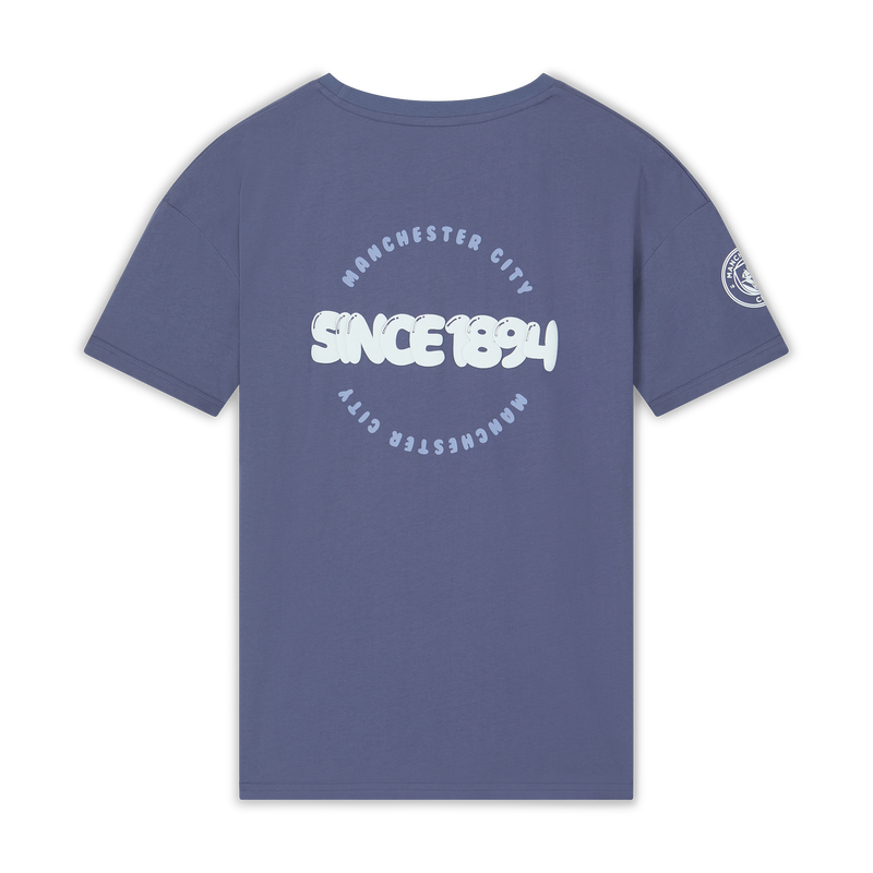 MCFC FW WOMENS BUBBLE T-SHIRT - Navy