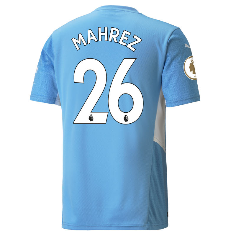 Manchester City Home Shirt 21/22 with Riyad Mahrez