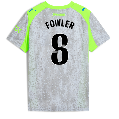 Kids' Manchester City Third Jersey 2025/26 With FOWLER 8 Printing