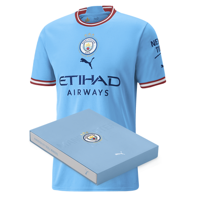 Manchester City Treble Winners Commemorative Jersey 2022/23 In Gift Box