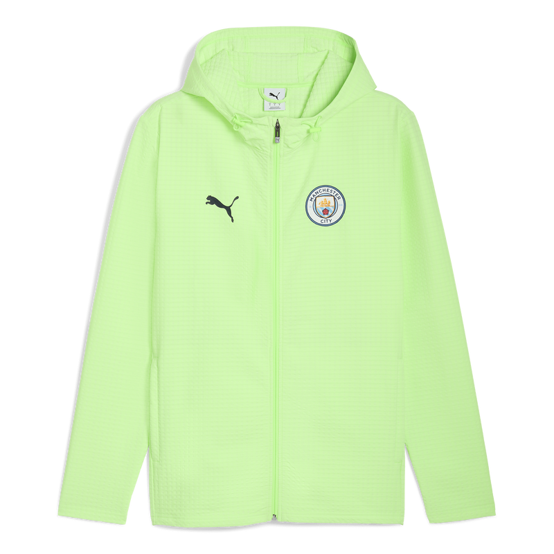 MCFC TR MENS TRAINING SOFTSHELL JKT - yellow