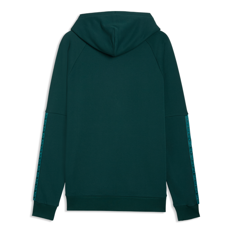 MCFC LW MENS KING HOODIE - Green Terrain-Tropical Blue