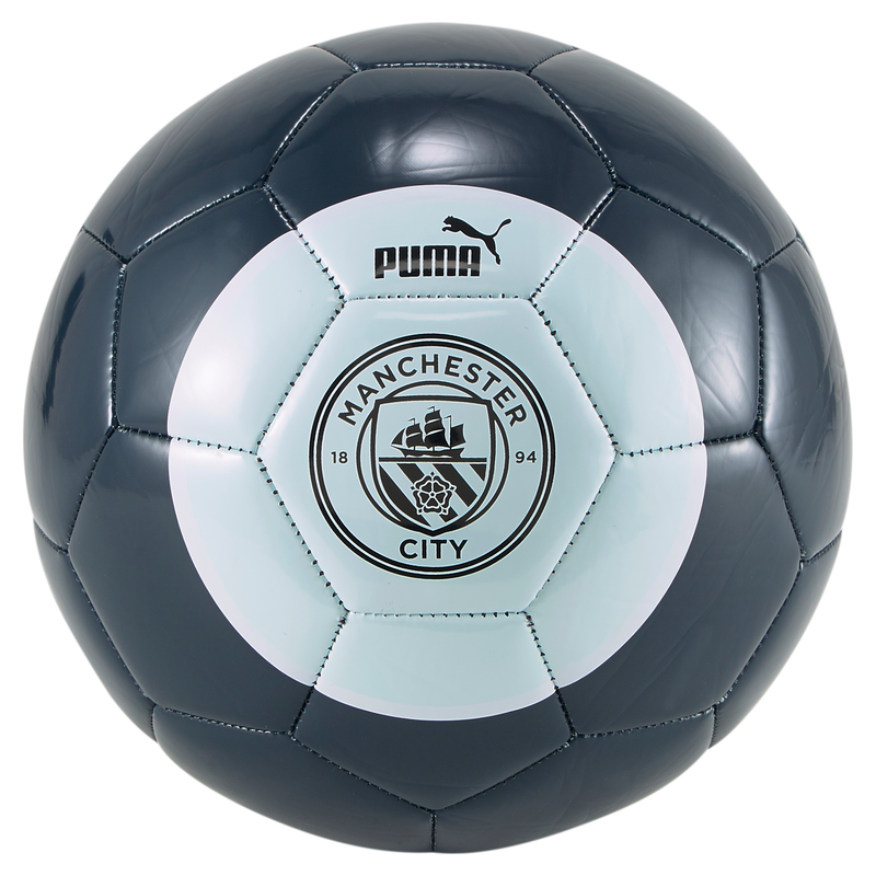 MCFC LW FTBL ARCHIVE BALL - blue turquoise