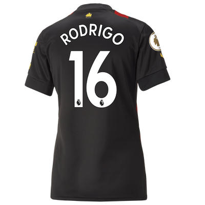 Women's Manchester City Away Jersey 2022/23 with RODRIGO 16 printing