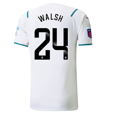 Manchester City Authentic Away Shirt 21/22 with Keira Walsh printing