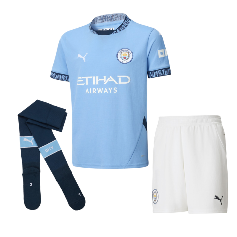 Kids' Manchester City Full Home Kit 24/25 - 