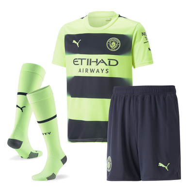 Manchester City Kids' 2022/23 Third Full Kit