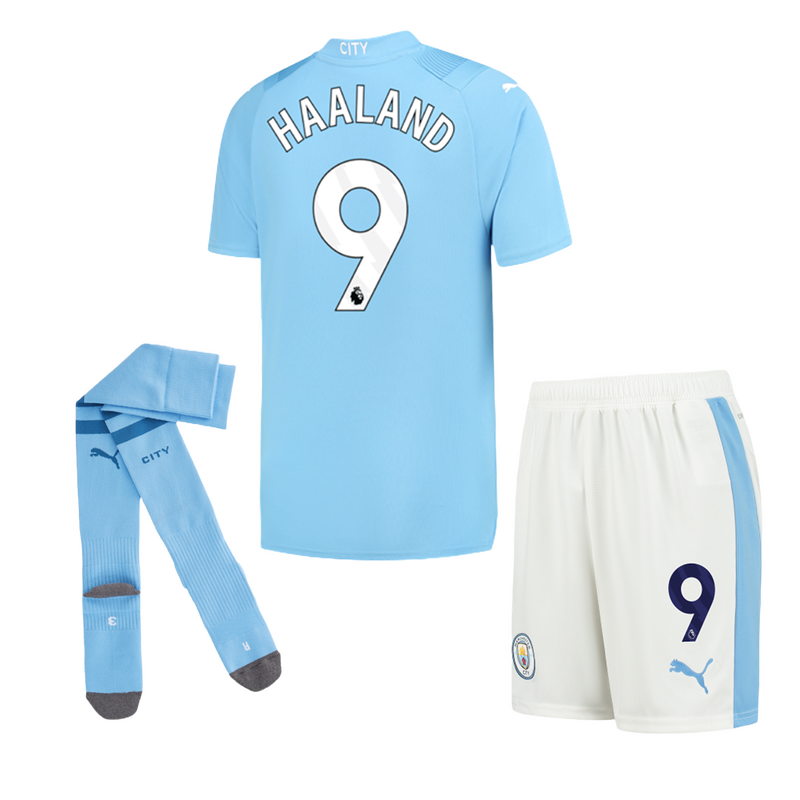 Equipación completa local Manchester City Kids' 2023/24 Haaland - 