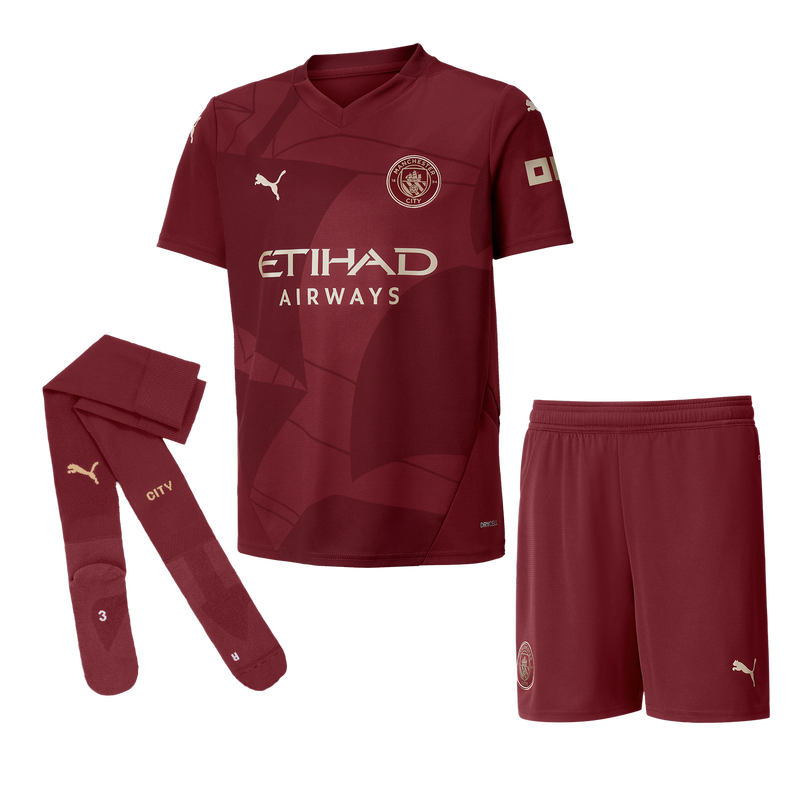 Kit Complet Troisième Maillot pour Enfants de Manchester City 24/25 - 