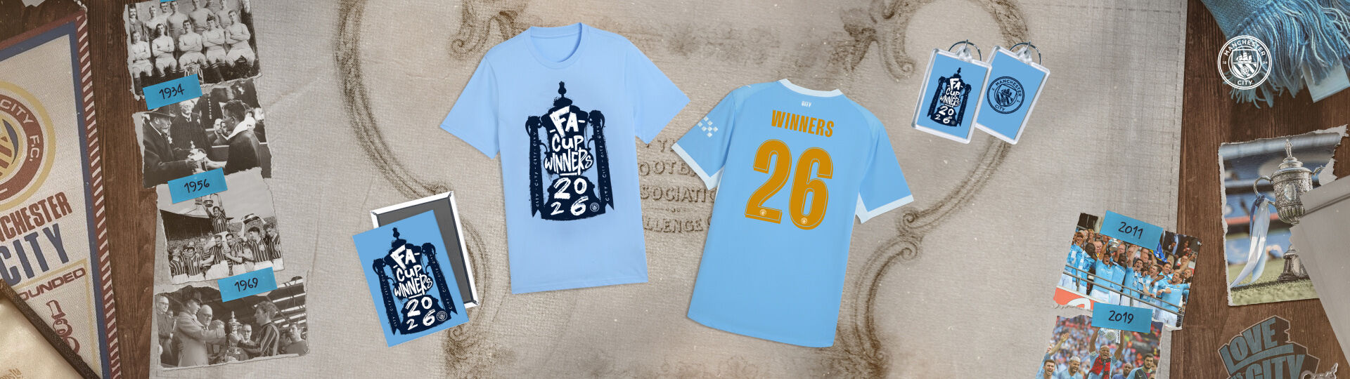 FA Cup Winners | Official Man City Shop | Official Man City Store