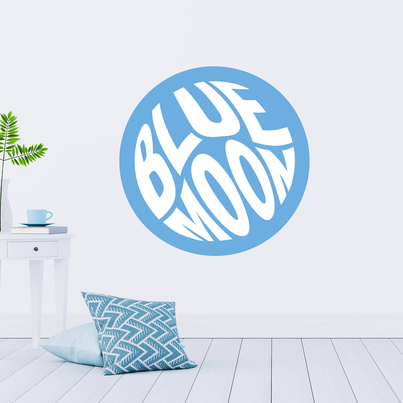 Manchester City Blue Moon Wall Sticker  - STD