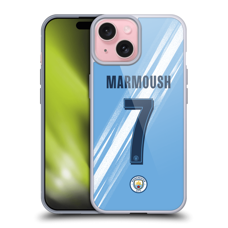 Manchester City 2025/26 Home Kit Marmoush 7 Phone Case - 