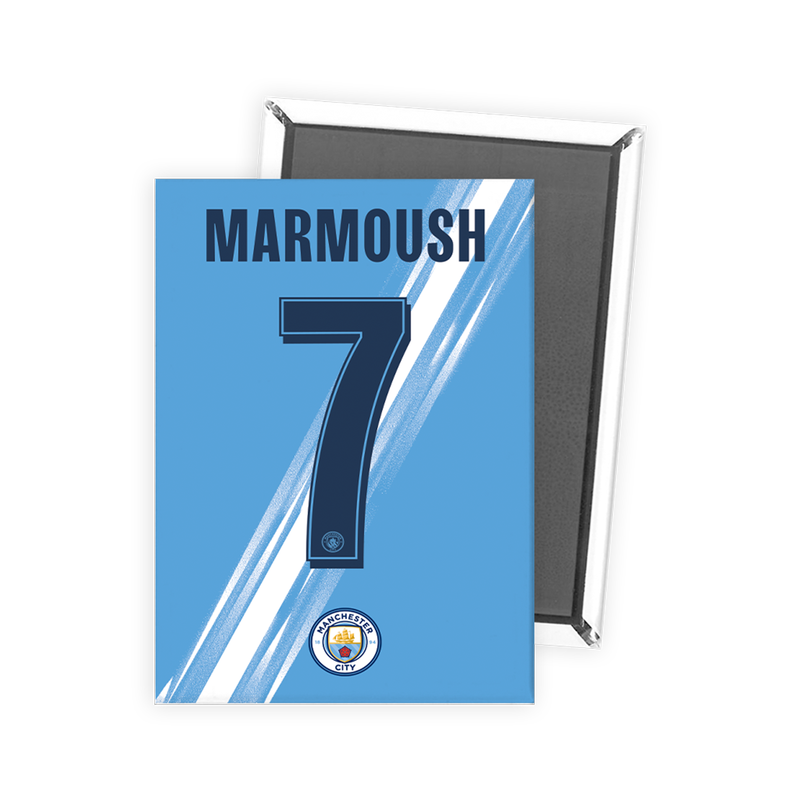 Man City Marmoush Magnet blue - Check out all Manchester City accessoriesgifting online - Official Manchester City FC store