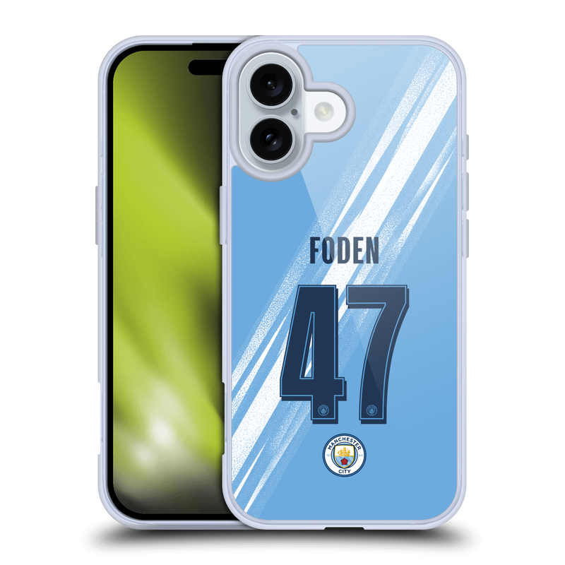 Manchester City 2025/26 Home Kit Foden 47 Phone Case - 