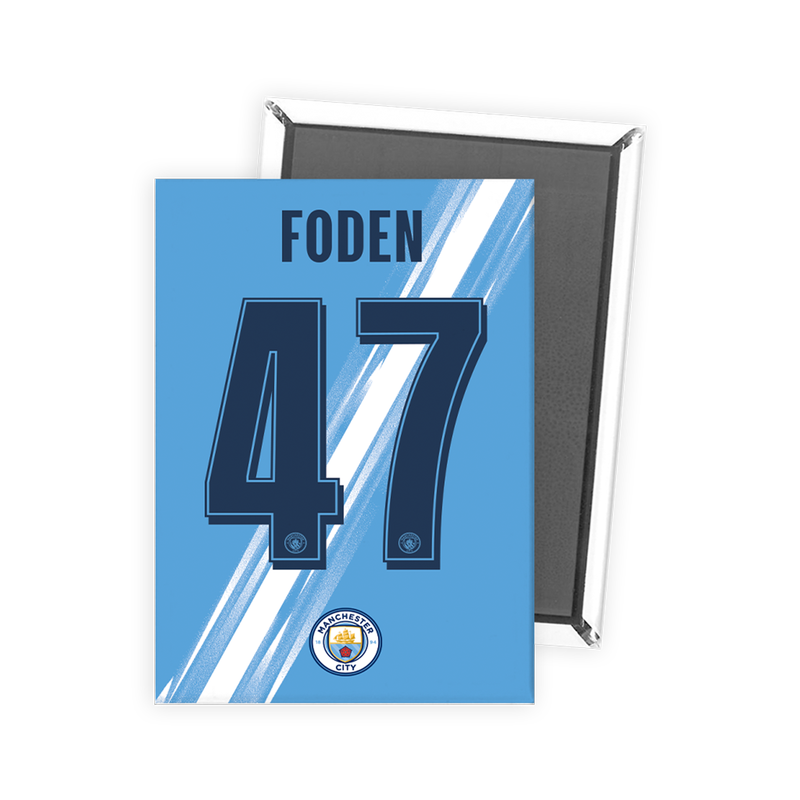 Man City Foden Magnet blue - Check out all Manchester City accessoriesgifting online - Official Manchester City FC store