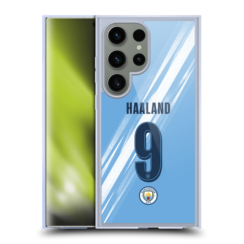 Man City 2025/26 Home Kit Haaland 9 Samsung Galaxy S24 Ultra 5G Case  unisex - Size Samsung Galaxy S24 Ultra 5G from accessoriesgifting