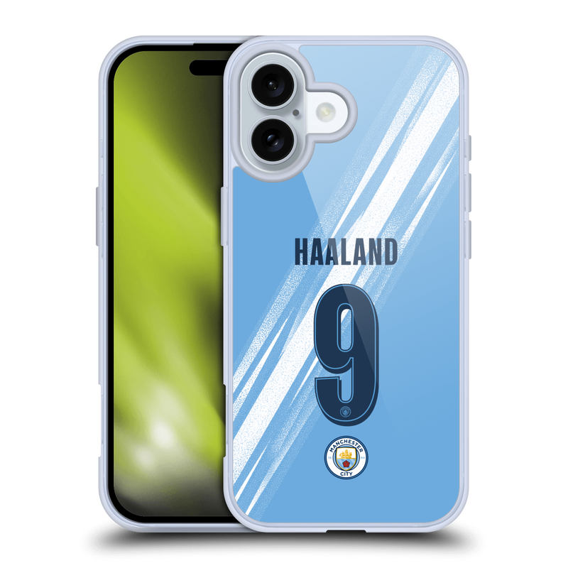 Manchester City 2025/26 Home Kit Haaland 9 Phone Case - 