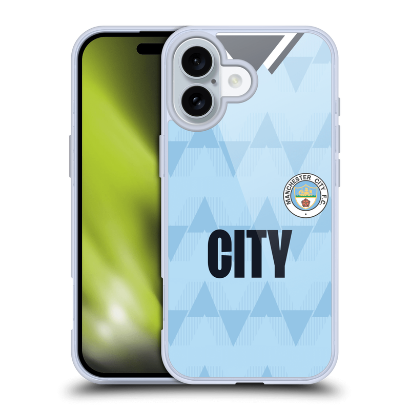 Manchester City 1989 Retro Home Kit Phone Case - 