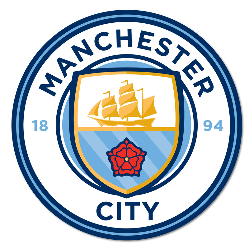 Manchester City Crest Wall Sticker  - STD