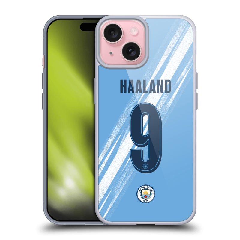 Manchester City 2025/26 Home Kit Haaland 9 Phone Case - 