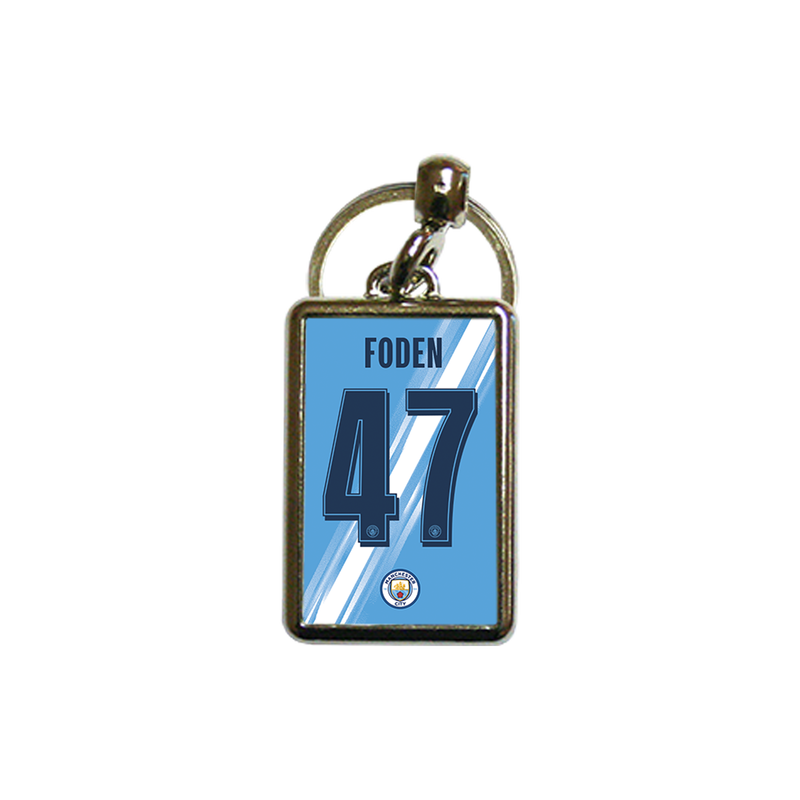 Man City Foden Keyring blue - Check out all Manchester City accessoriesgifting online - Official Manchester City FC store
