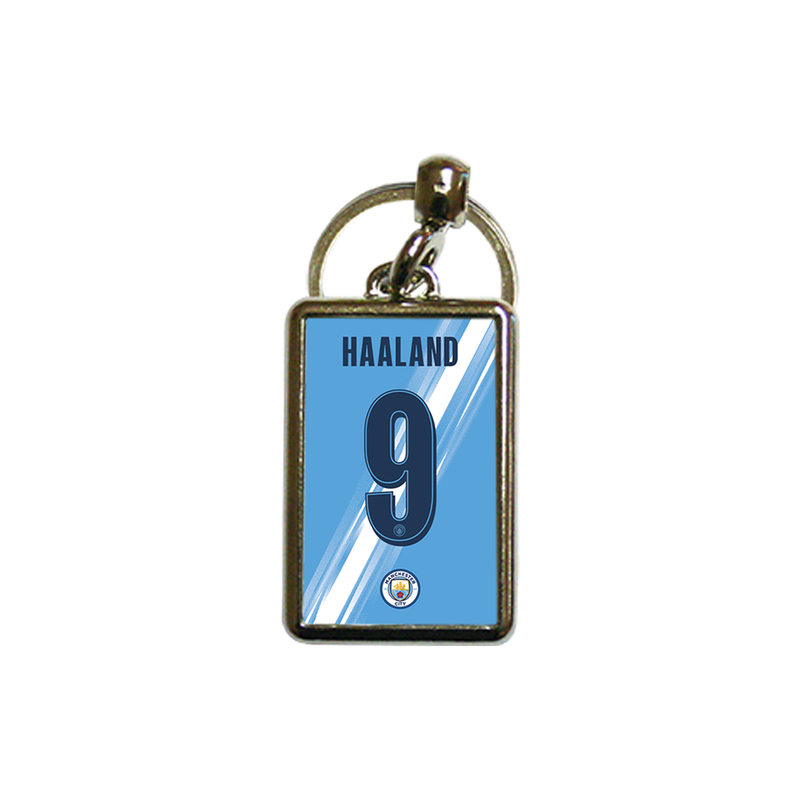 Man City Haaland Keyring blue - Check out all Manchester City accessoriesgifting online - Official Manchester City FC store