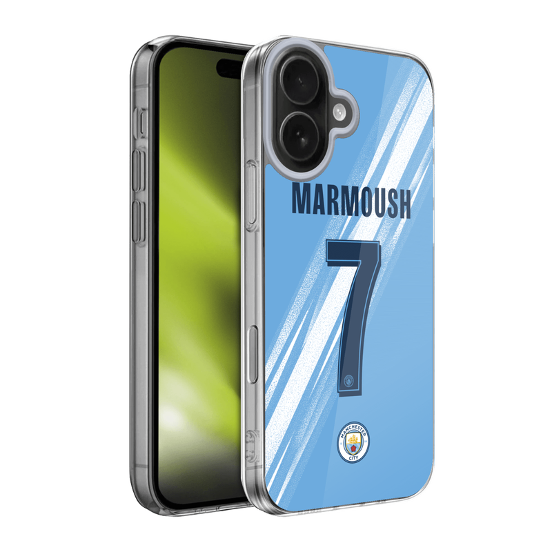 Manchester City 2025/26 Home Kit Marmoush 7 Phone Case - 