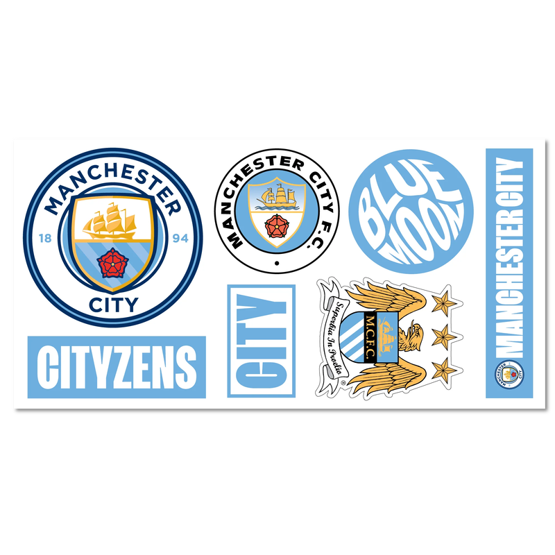 Manchester City Decal Sticker Set  - STD