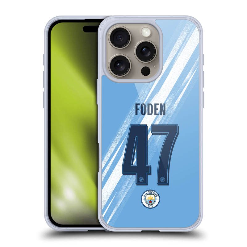 Manchester City 2025/26 Home Kit Foden 47 Phone Case - 
