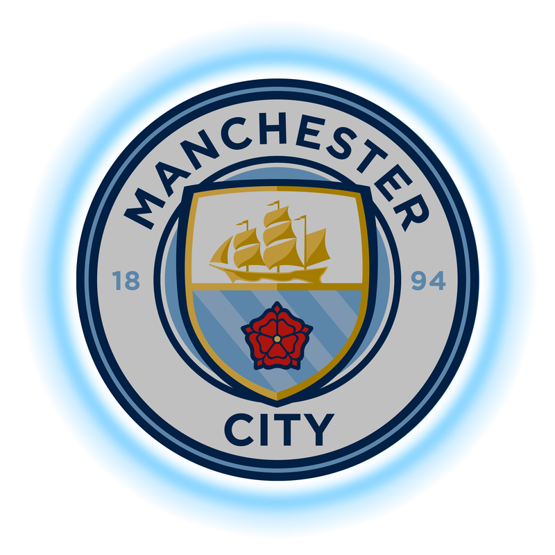 Manchester City Crest LED WallLite - STD