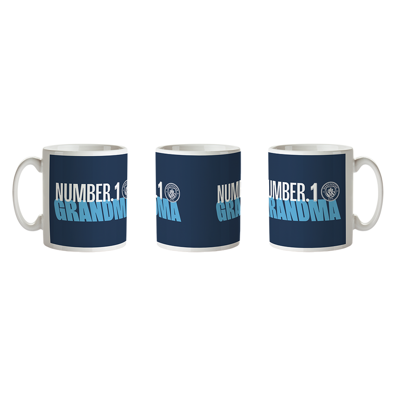 Man City No1 Grandma Mug blue unisex - Size Standard from plastic  - Official Manchester City FC store