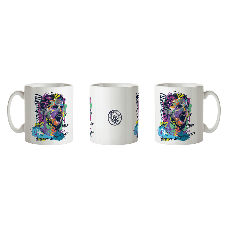 Manchester City Bernardo Mug - White