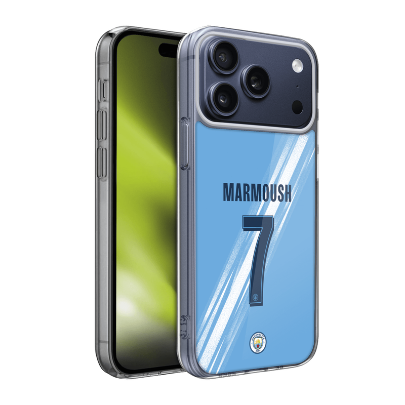 Manchester City 2025/26 Home Kit Marmoush 7 Phone Case - 