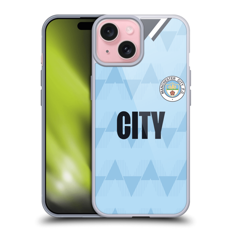 Manchester City 1989 Retro Home Kit Phone Case - 