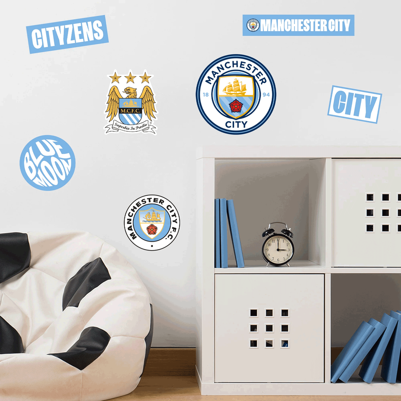 Manchester City Decal Sticker Set  - STD
