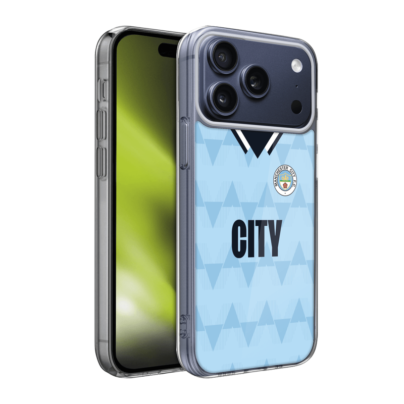 Manchester City 1989 Retro Home Kit Phone Case - 