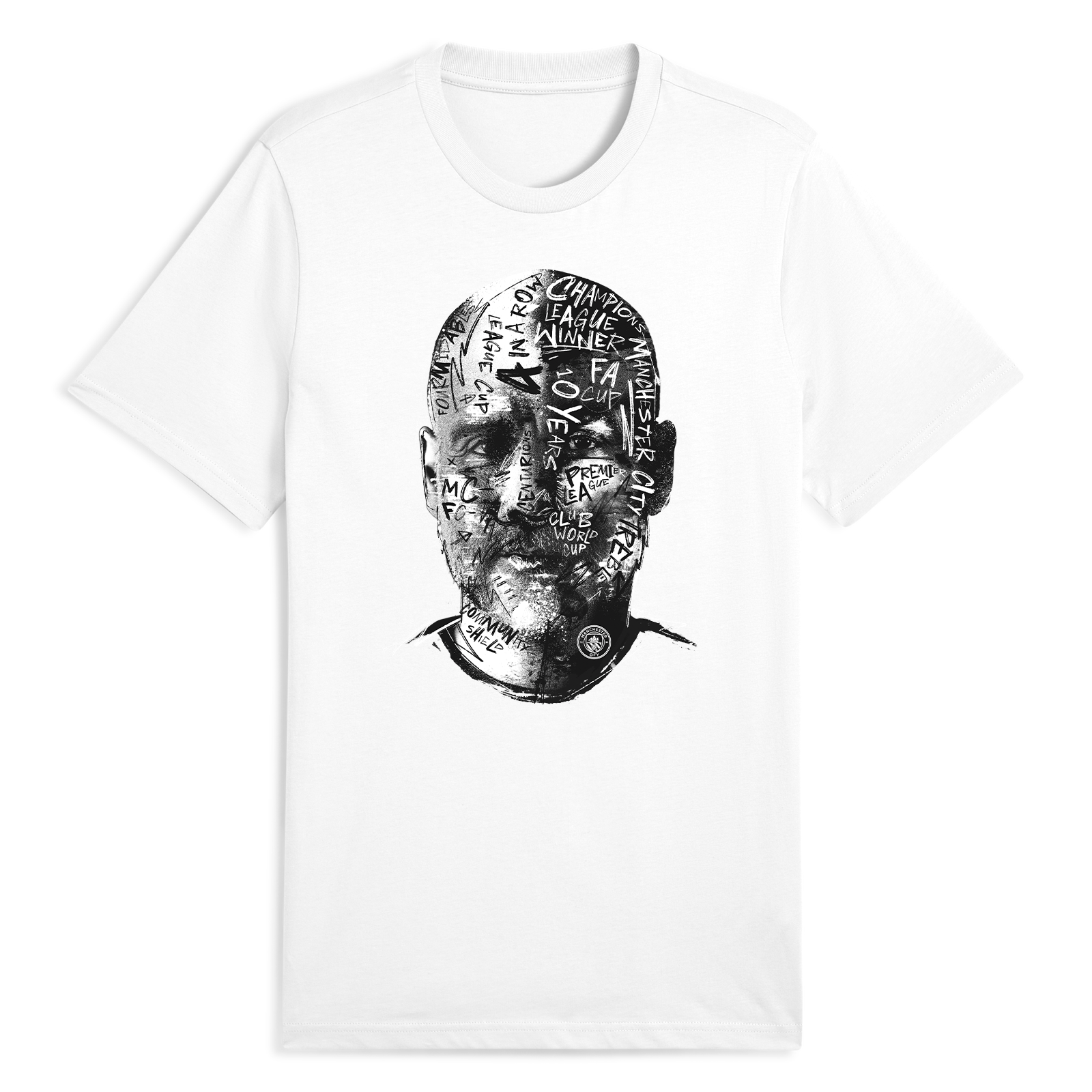 マンチェスター・シティ ペップ・ディケイド 大人用Tシャツ | Official