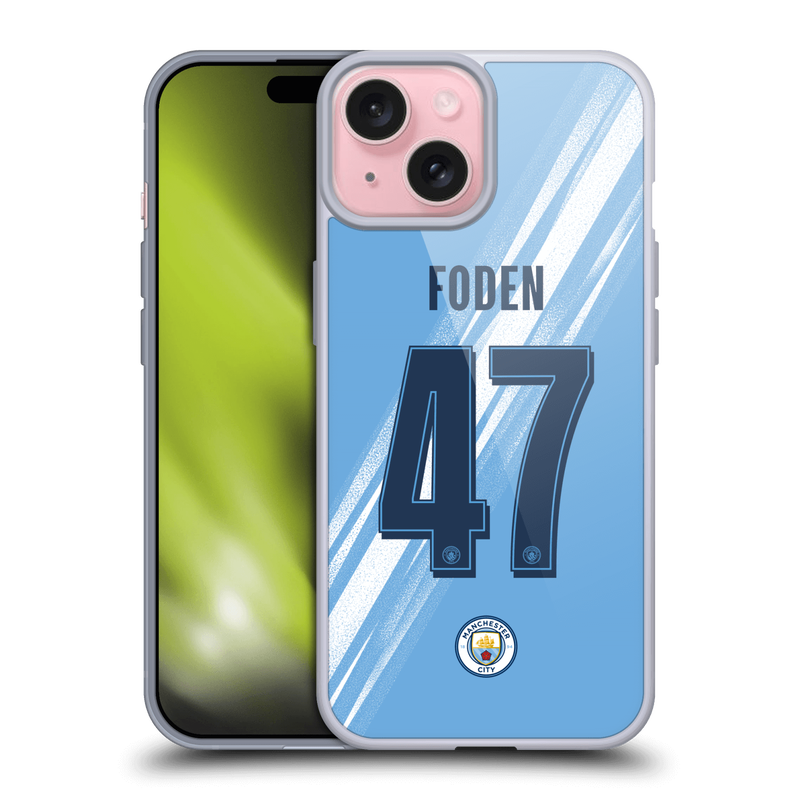 Manchester City 2025/26 Home Kit Foden 47 Phone Case - 