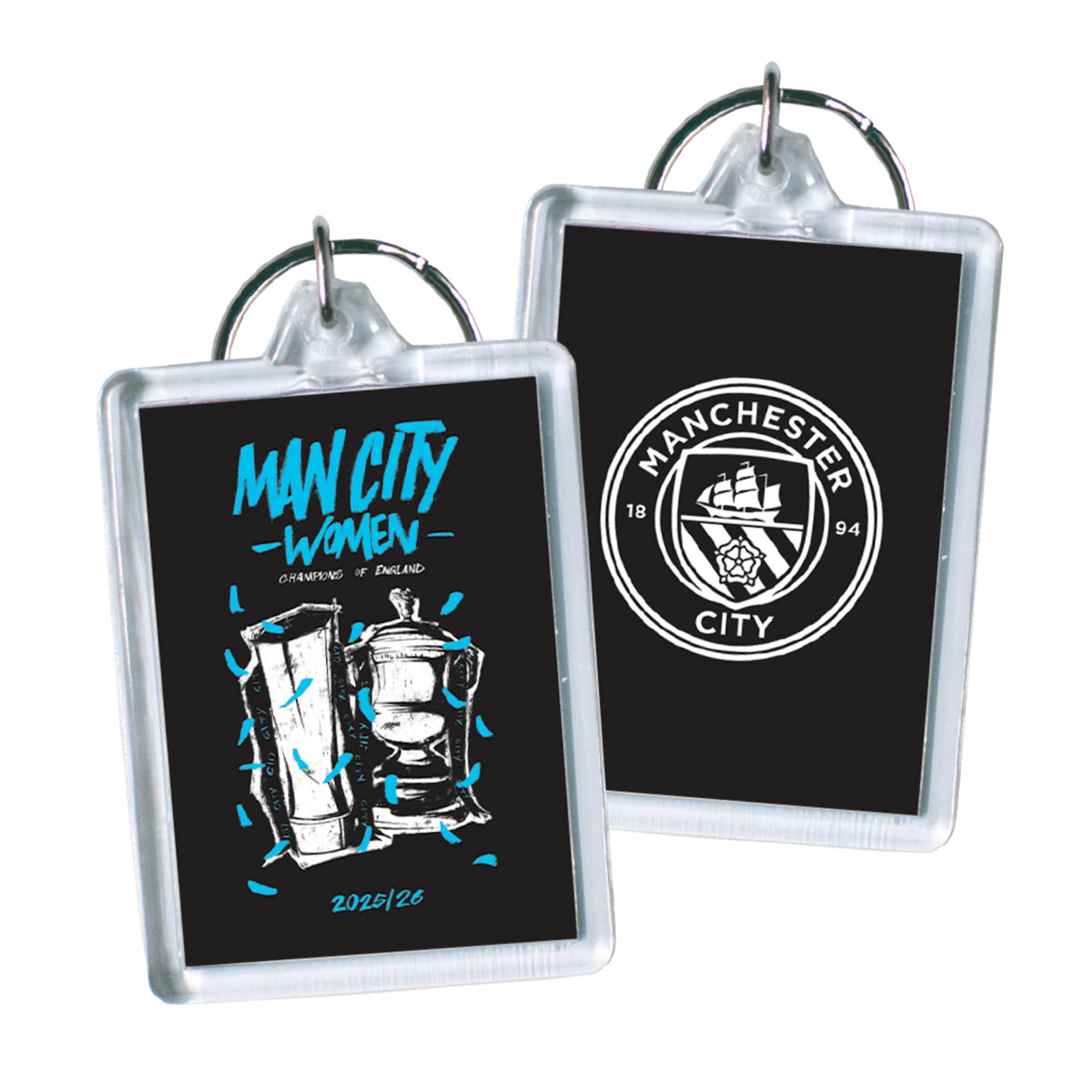 【専用出品】マンチェスターCity.+ 画像2 マンチェスター・シティ・ウィメンズ 二冠達成 キーホルダー