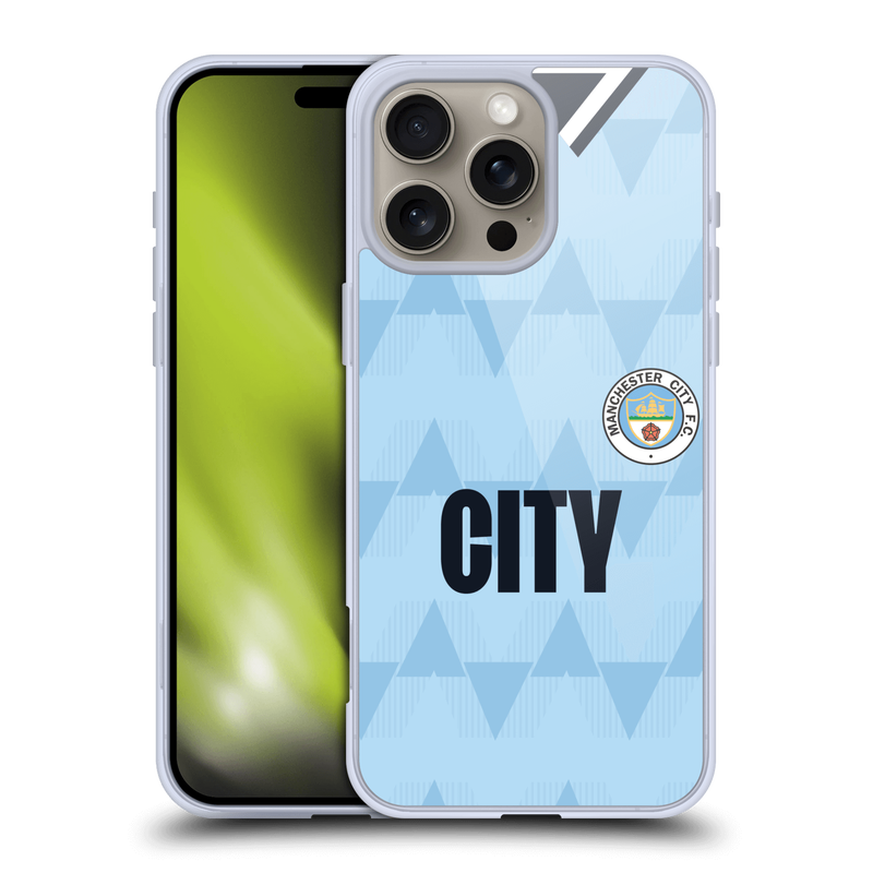 Manchester City 1989 Retro Home Kit Phone Case - 