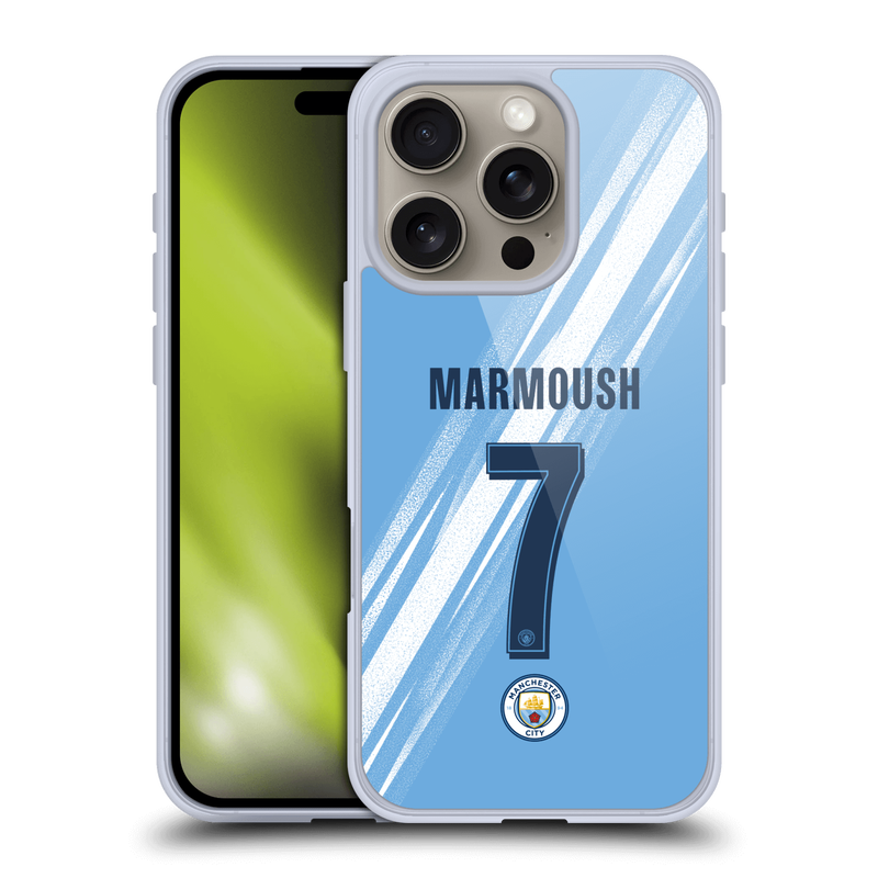 Manchester City 2025/26 Home Kit Marmoush 7 Phone Case - 
