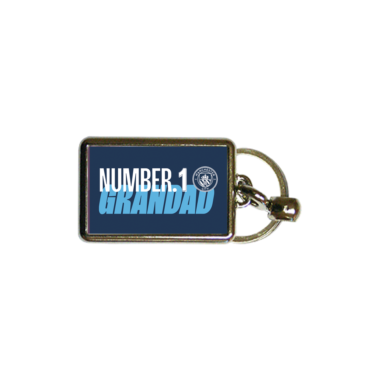 Manchester City No1 Grandad Keyring | Official Man City Store