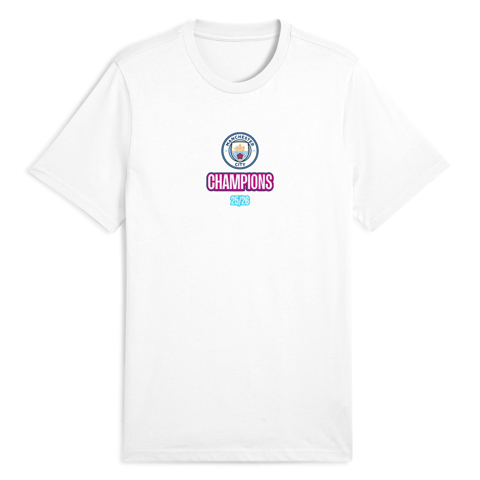 マンチェスターシティ　Manchester city 優勝記念 マンチェスター・シティ 子供用 WSL優勝 25/26 Tシャツ | Official Man