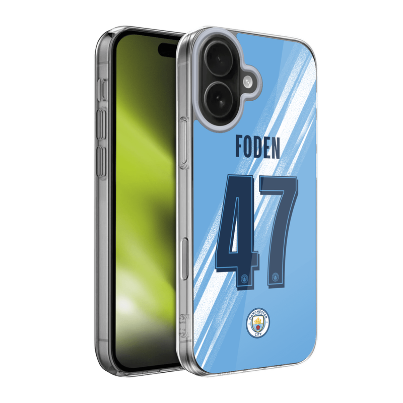 Manchester City 2025/26 Home Kit Foden 47 Phone Case - 
