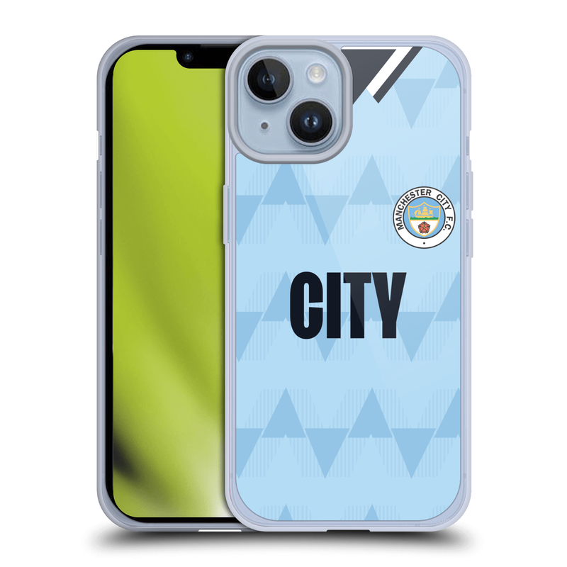 Manchester City 1989 Retro Home Kit Phone Case - 